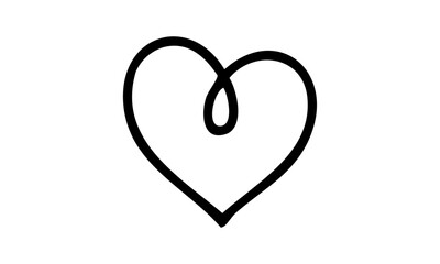 Fototapeta premium Faith Symbol Isolated Line Art Design