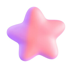 PNG A pink star shape illustration colorful abstract.