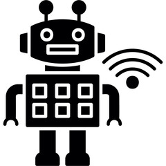 Fototapeta premium Robot icon