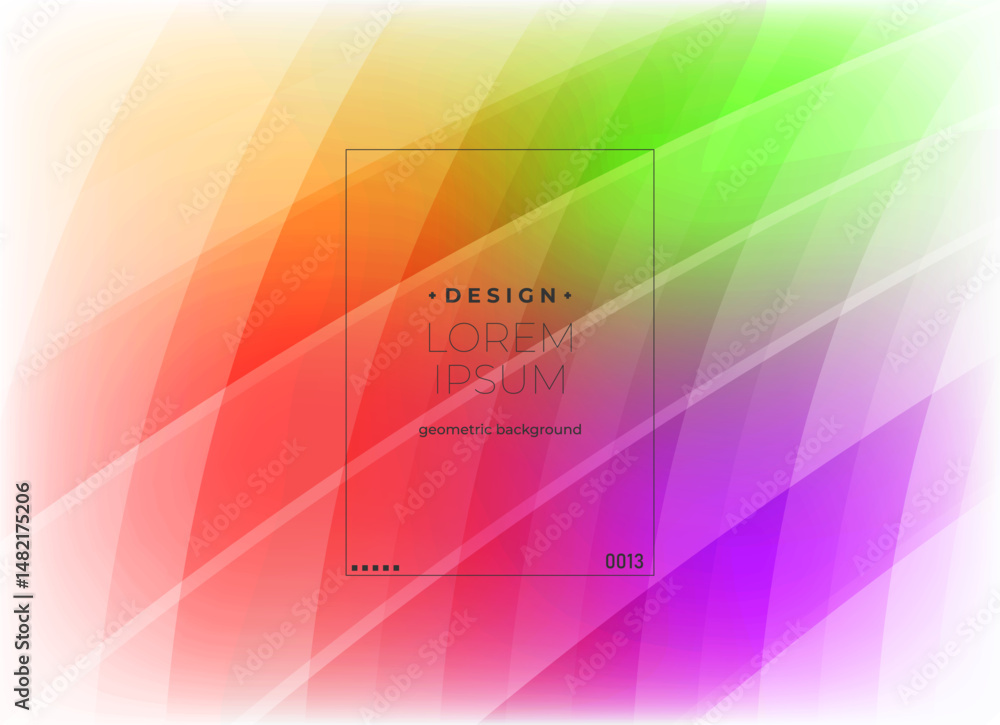 Aufkleber flat vector. minimal geometric background. dynamic shapes composition. eps10 vector.