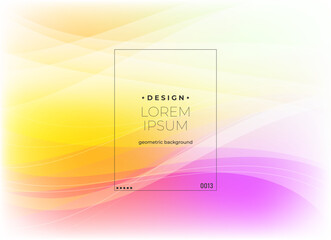 Flat vector. Minimal geometric background. Dynamic shapes composition. Eps10 vector.