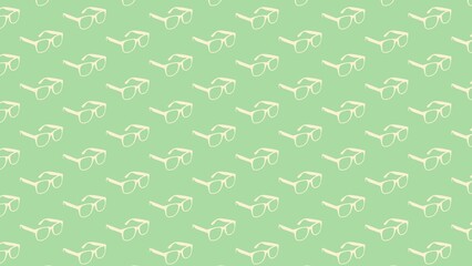 vector seamless pattern with spectacles / glasses