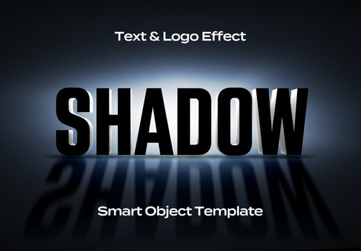 Cinematic Cinema Movie Text Logo Style Effect Mockup Logotype Template Shape