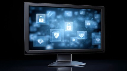 Exploring the Secure Digital Realm through Cybersecurity and Data Protection on Modern Computer Monitors