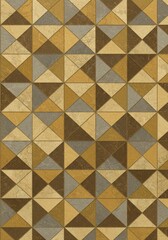 Shiny Gold Brown Beige Geometric Abstract Background Illustration