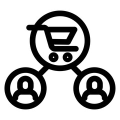 Affiliate system icon