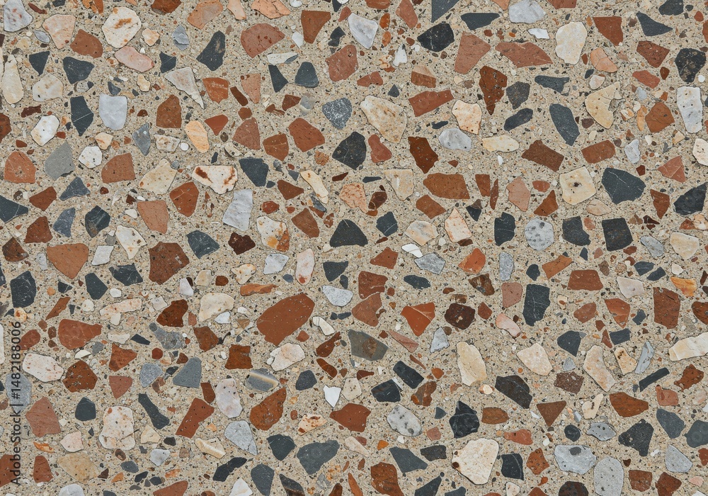 Poster terrazzo texture background abstract design