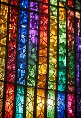 Rainbow bokeh effect background.