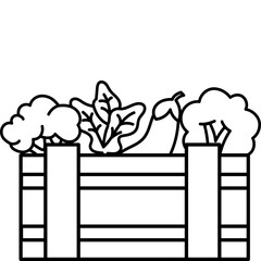 Vegetables on Basket Line