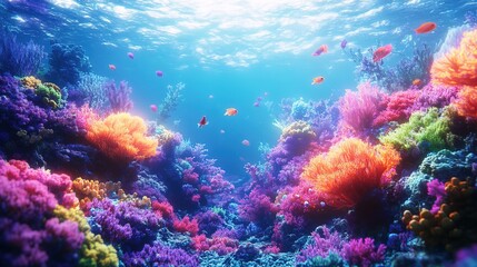 Underwater Coral Reef Paradise