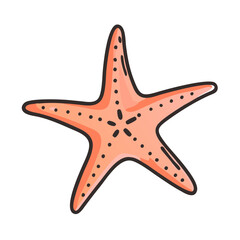 starfish icon, starfish vector illustration-simple illustration of starfish, perfect for starfish logos and icons