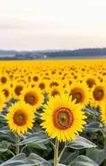 Obraz premium sunflower field 