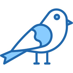 Vector Icon Sparrow, Bird, Ornithology, Zoo, Animals, Animal