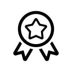 星のメダルのアイコンイラスト