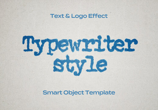 Print Printer Paper Text Logo Style Effect Mockup Logotype Template Shape