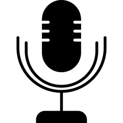 Podcast Microphone Icon 