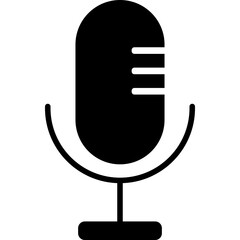 Podcast Microphone Icon 