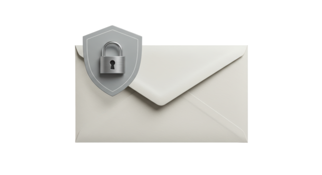 Isolated Secured Envelope with Shield and Lock