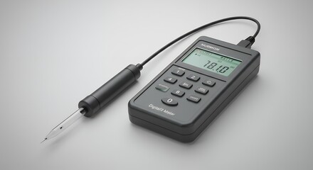 Digital pH Meter with Probe: Precise Measurement Tool