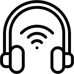 Vector Icon Headphones,, Electronics, Chat, Communication, Talk