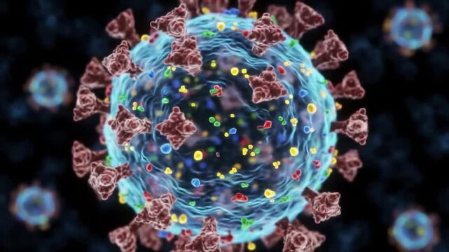 Exploring the intricate structure and function of viruses in a detailed microscale animation