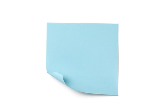 blue blank sticky note paper isolated on transparent png background,note paper message office business tag sign