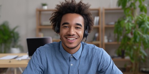 Engaged student participating in a live online learning webinar experience