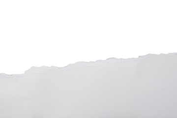white torn or ripped paper isolated on transparent png background,realistic torn paper edges