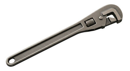 Isolated Adjustable Wrench Plumbing Tool Silver Metal