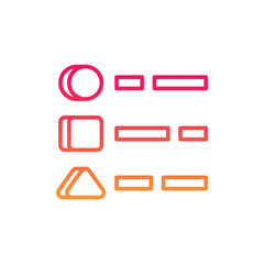 Map Legend Vector icon