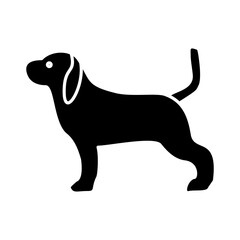 Dog Icon Glyph
