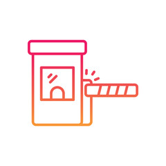 Toll Road Vector icon