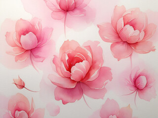 Fototapeta premium Pink Rose Abstract Background