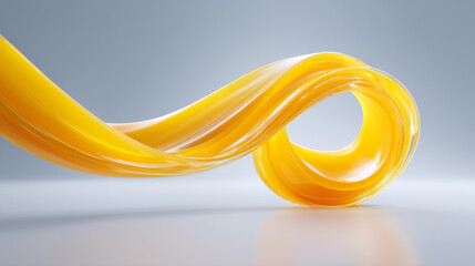 A dynamic yellow swirl offering vibrant energy and creative inspiration.