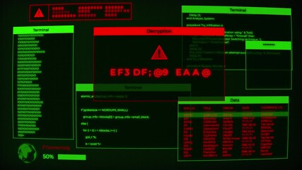 Starting Soon Screen – Animated Hacking Terminal Overlay in Retro Cyber Style