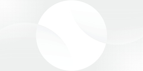 Abstract modern white and gray circle overlapping with halftone background. Minimal style Design. for presentation,banner, cover, web, flyer, card, poster, wallpaper,slide, magazine. Vector EPS10
