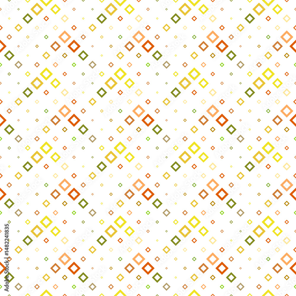 Poster seamless colorful abstract diagonal square pattern background