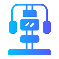 gym machine Gradient icon