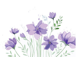 The Beauty of Floral Arrangement with Purple Flowers