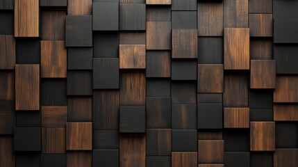 Wooden background. Seamless texture. 3D rendering.