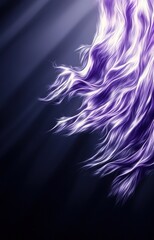 Naklejka premium abstract blue background with smoke