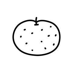 illustration of an asian pears