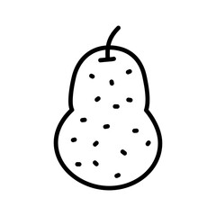 illustration of a pear