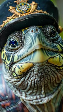 Turtle commander on deck