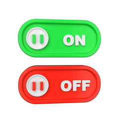 3d day and night mode switch button. Realistic 3d yellow light theme toggle and violet dark mode slider with sun and moon.am and pm button