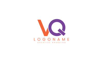 Minimalist VQ Logo for Branding and Identity.