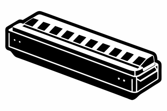 Harmonica clip art preview