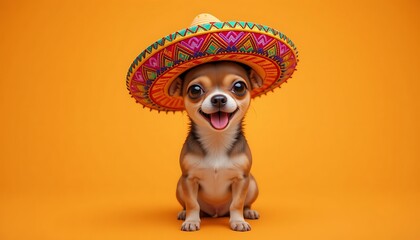 Adorable Chihuahua in a Sombrero: Fiesta Fun!