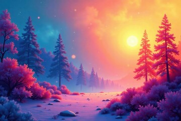 Vibrant banner webpage design, clean aesthetic, online business, internet marketing, online campaign