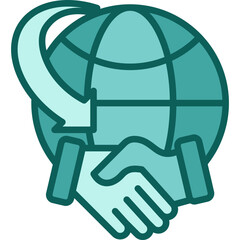 International Relations solid icon